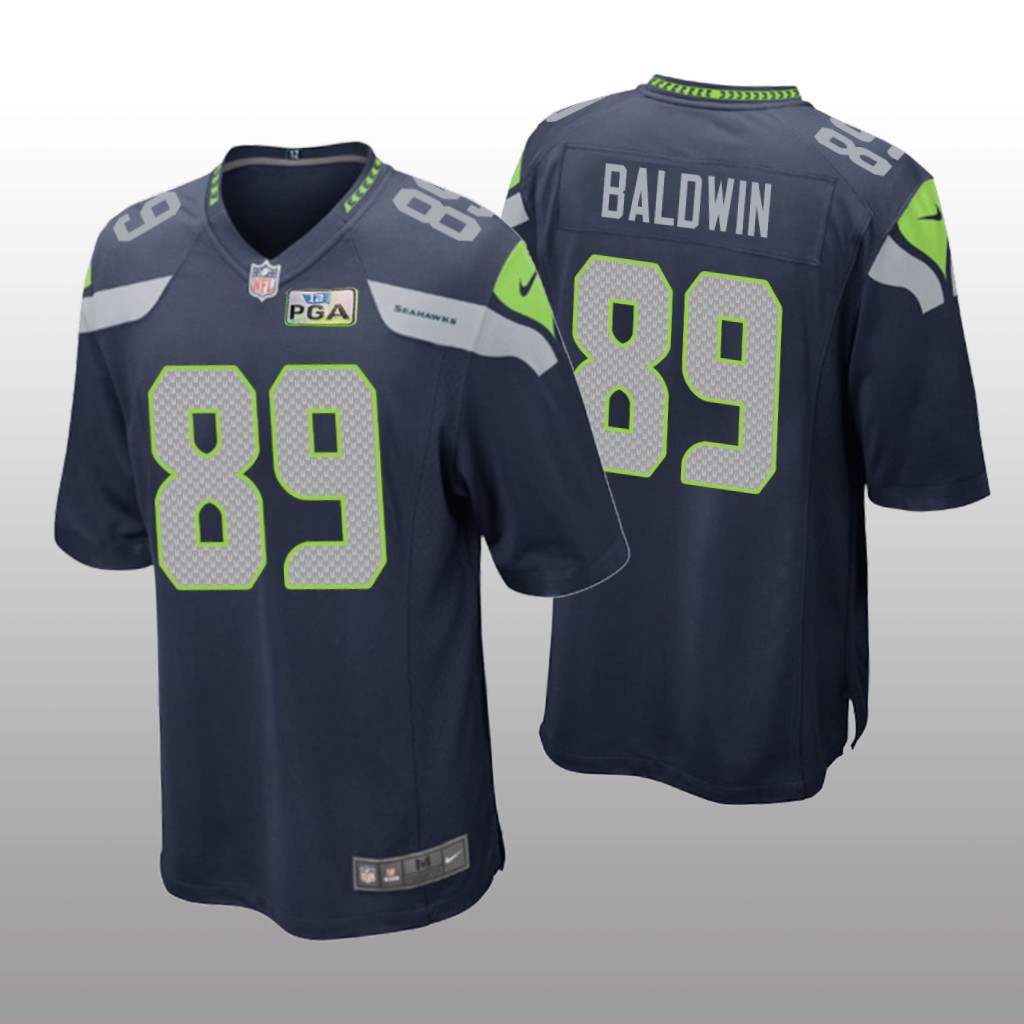 Seattle Seahawks #89 Navy Men's Doug Baldwin Game Jersey