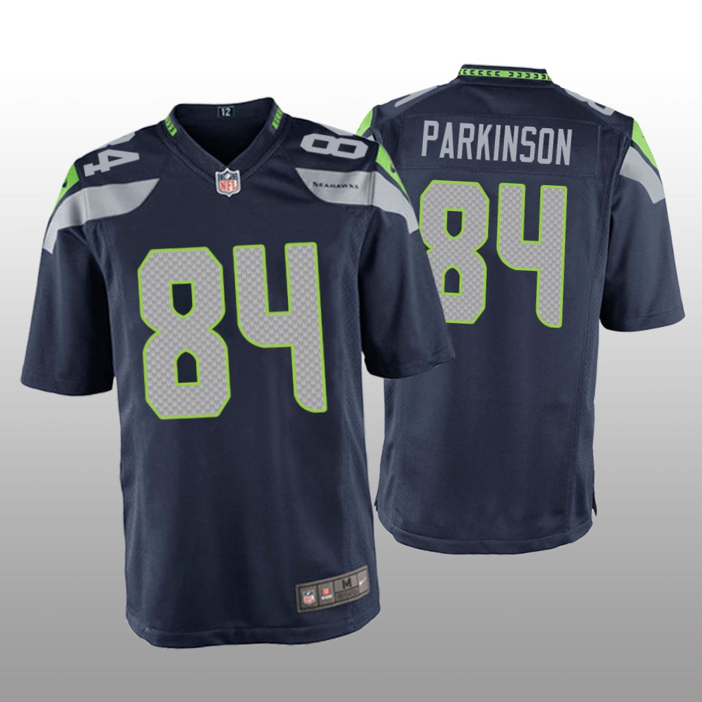 Seattle Seahawks Colby Parkinson College Navy Jersey Game - Men's