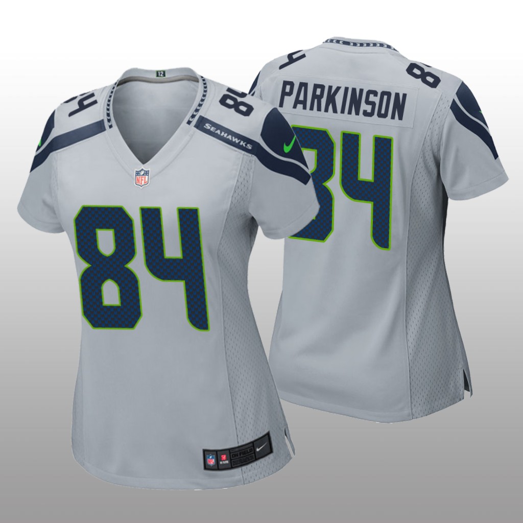 Seattle Seahawks Colby Parkinson Gray Jersey Game - Women's