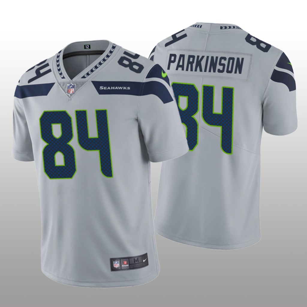 Seattle Seahawks Colby Parkinson Gray Jersey Vapor Limited - Men's