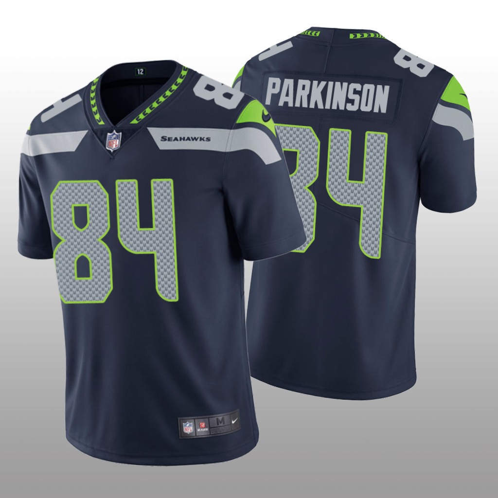 Seattle Seahawks Colby Parkinson Navy Jersey Vapor Limited - Men's