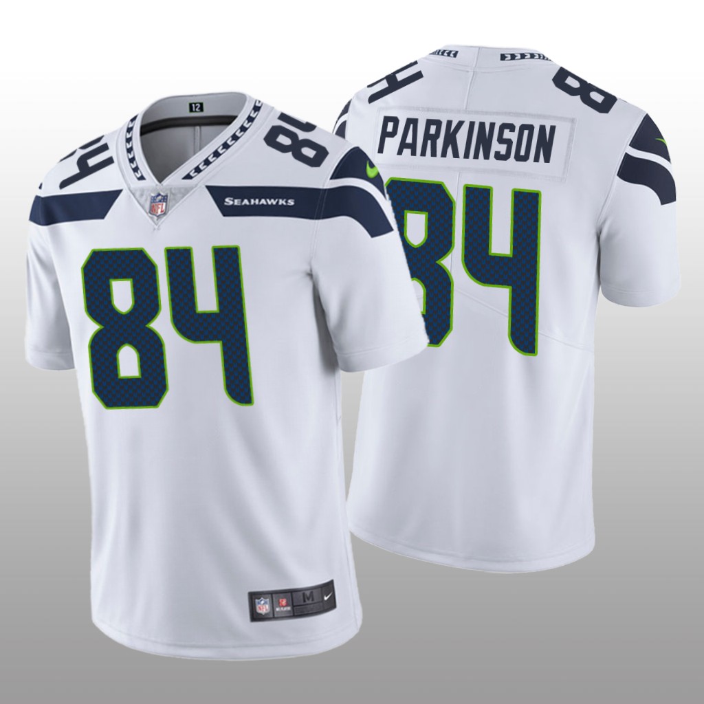 Seattle Seahawks Colby Parkinson White Jersey Vapor Limited - Men's