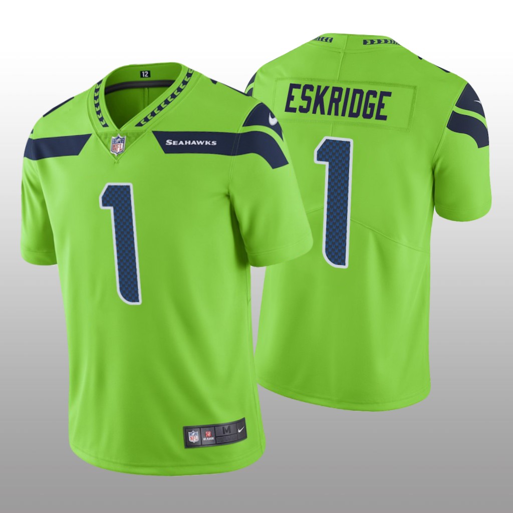 Seattle Seahawks D'Wayne Eskridge Green Jersey Color Rush Limited - Men's