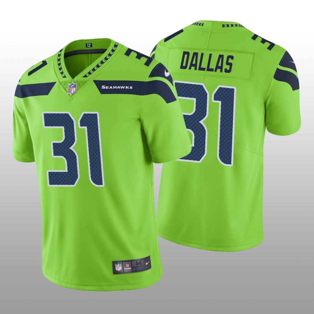 Seattle Seahawks DeeJay Dallas Green Jersey Color Rush Limited - Men's