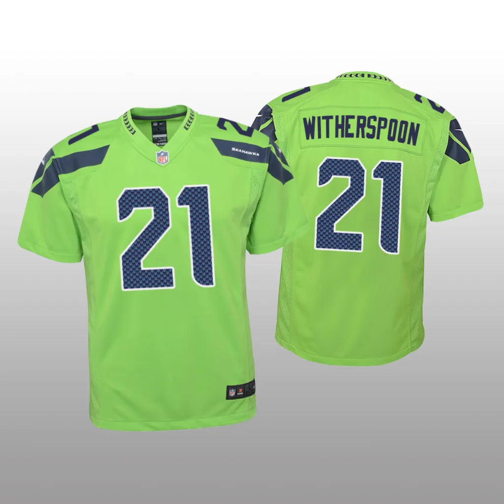 Seattle Seahawks Devon Witherspoon Green Jersey Alternate Game - Youth