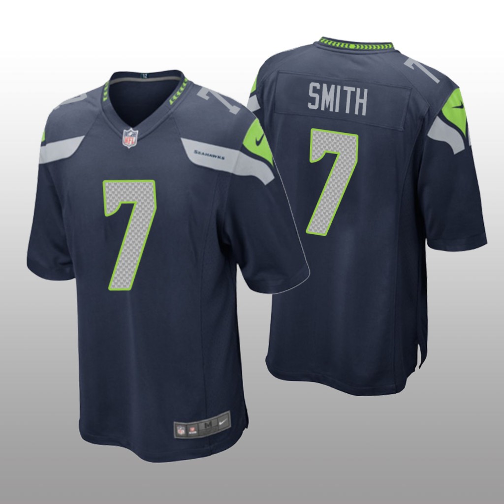 Seattle Seahawks Geno Smith College Navy Jersey Game - Men's