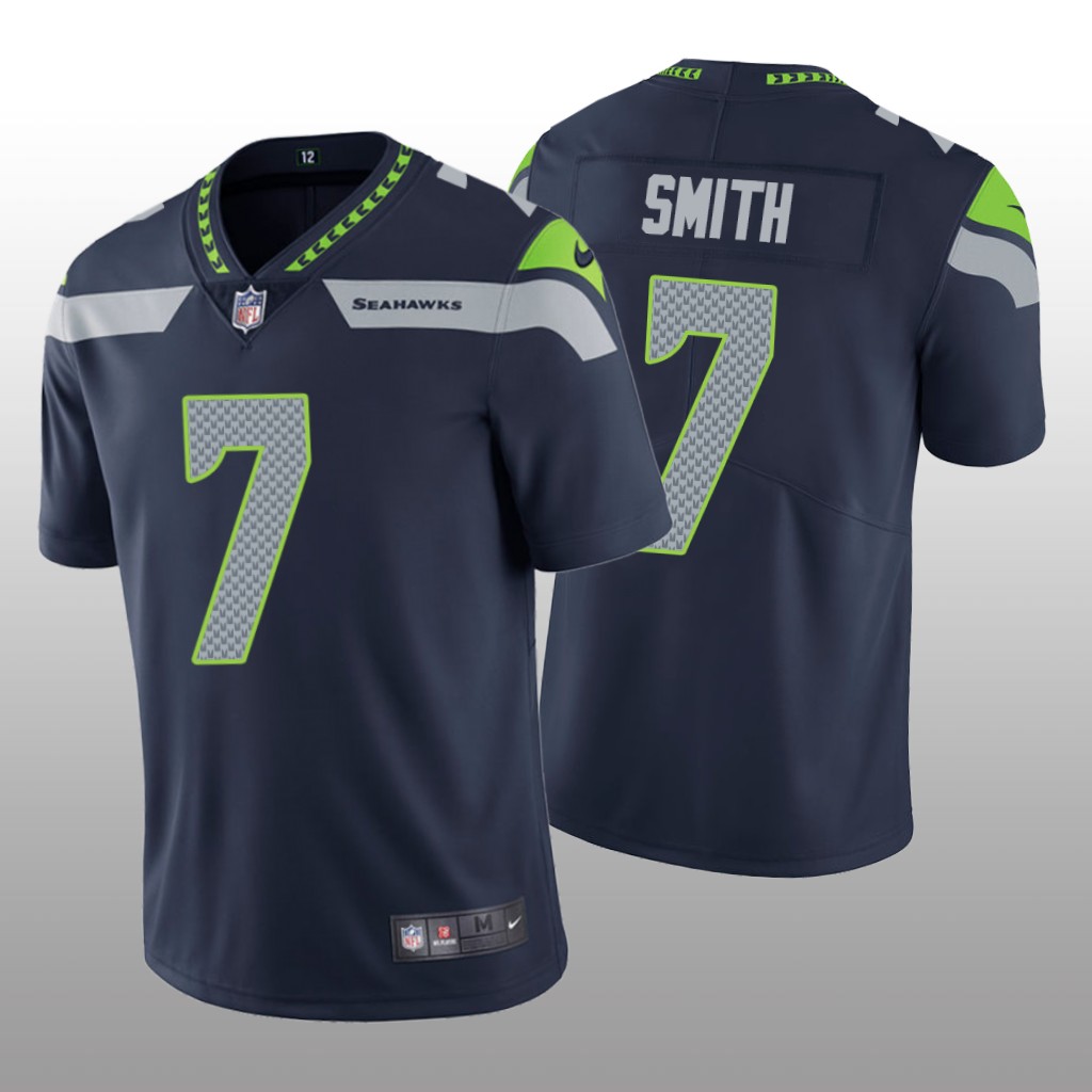 Seattle Seahawks Geno Smith College Navy Jersey Vapor Limited - Men's
