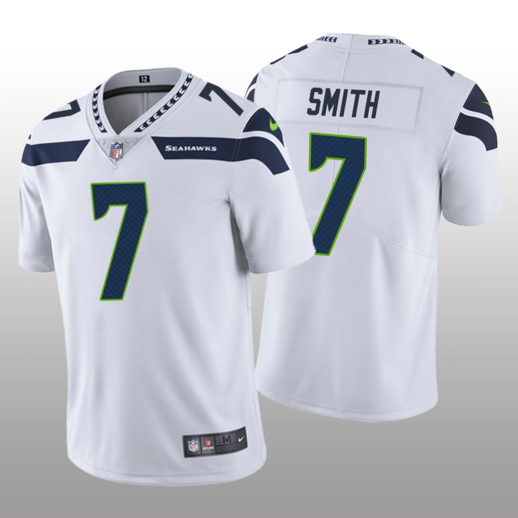 Seattle Seahawks Geno Smith White Jersey Vapor Limited - Men's
