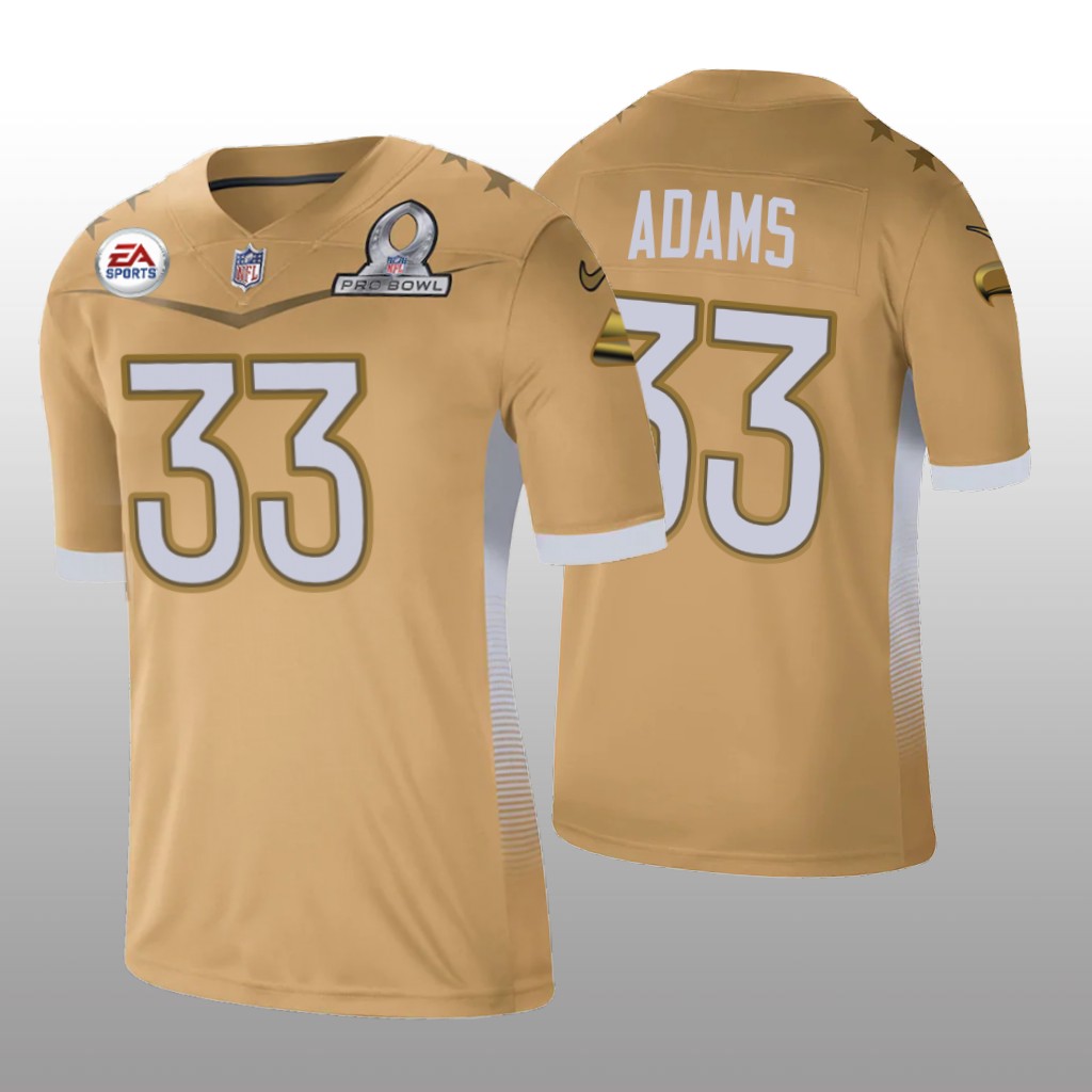 Seattle Seahawks Jamal Adams Gold Jersey 2021 NFC Pro Bowl Game - Men's