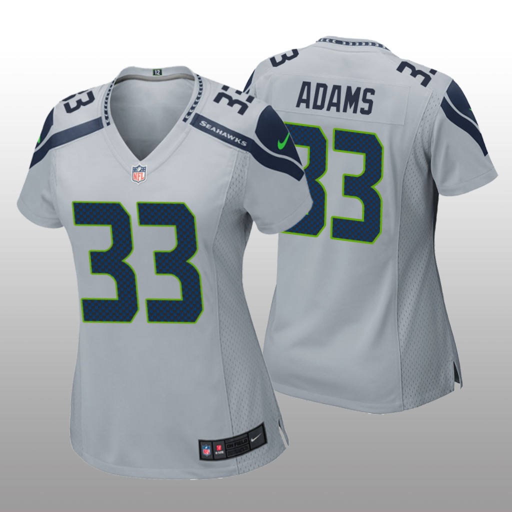 Seattle Seahawks Jamal Adams Gray Jersey Game - Women's