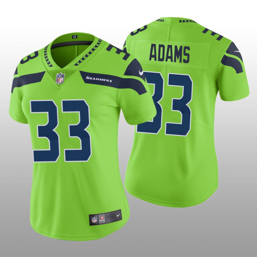 Seattle Seahawks Jamal Adams Green Jersey Color Rush Limited - Women's