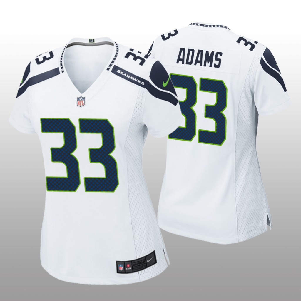 Seattle Seahawks Jamal Adams White Jersey Game - Women's