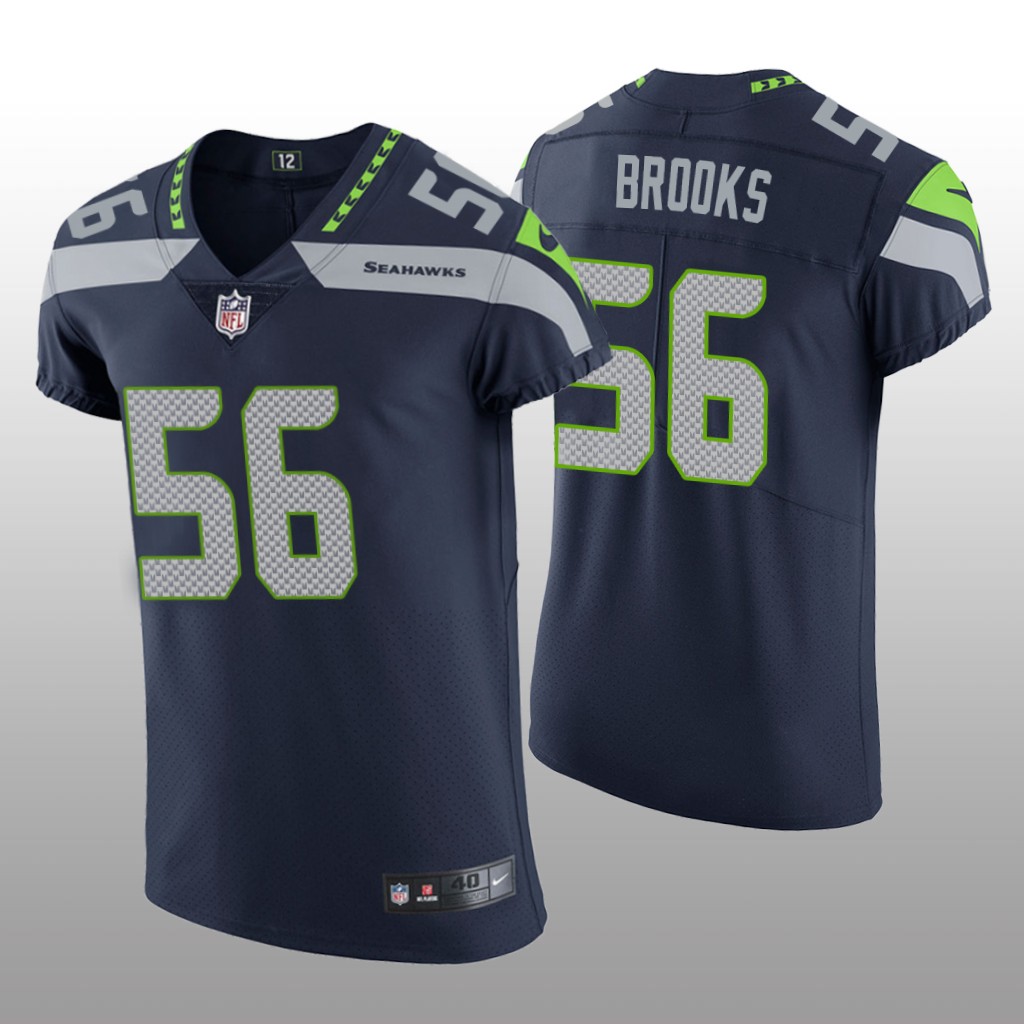 Seattle Seahawks Jordyn Brooks Navy Jersey Vapor Elite Men's