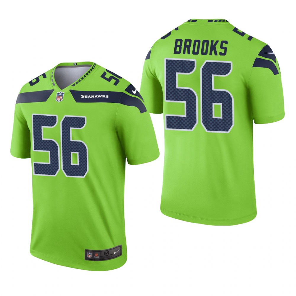 Seattle Seahawks Jordyn Brooks Neon Green Jersey Legend - Men's