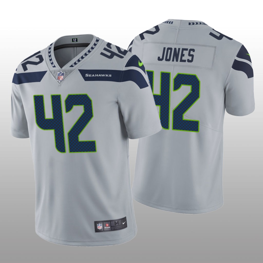 Seattle Seahawks Josh Jones Gray Jersey Vapor Limited Vapor Limited - Men's