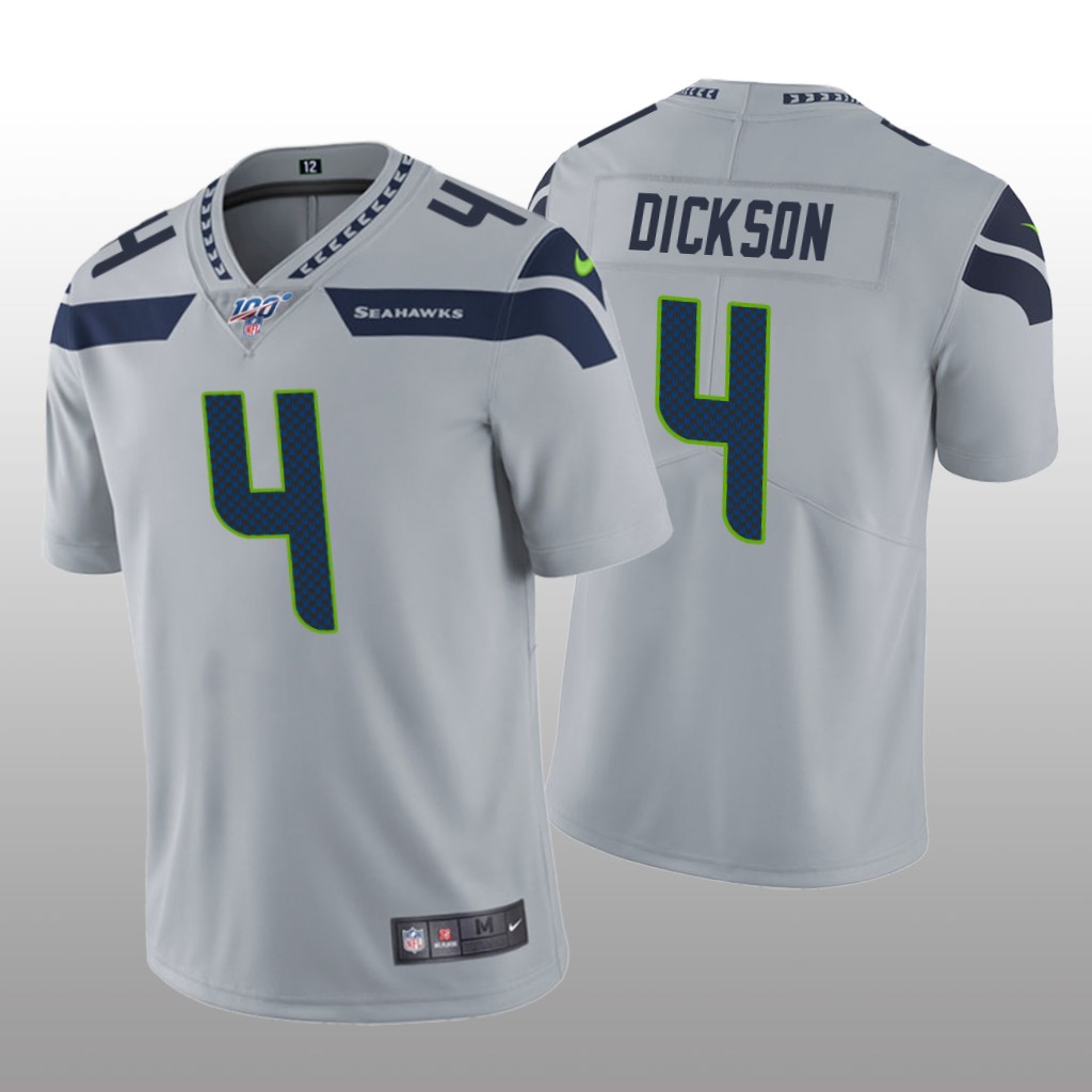 Seattle Seahawks Michael Dickson Gray Vapor Limited Jersey 100th Season - Men's