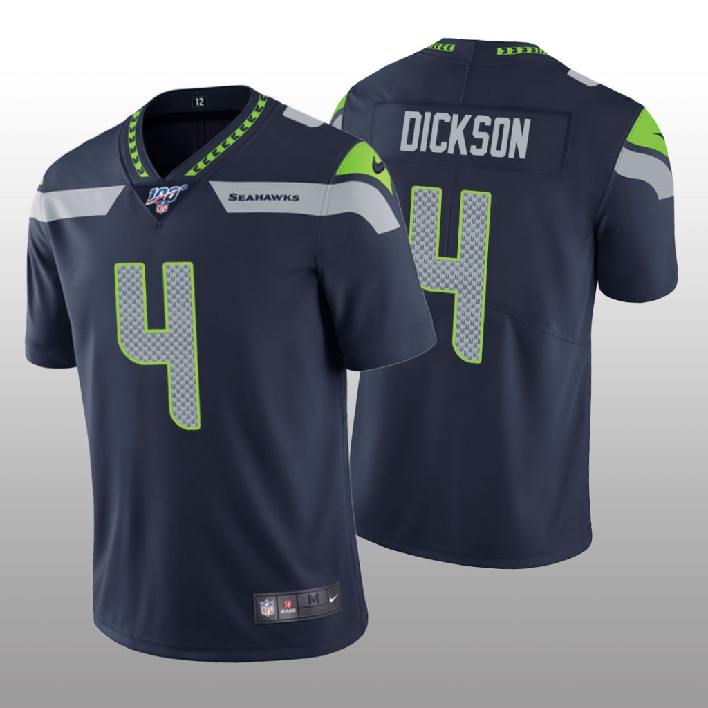 Seattle Seahawks Michael Dickson Navy Vapor Limited Jersey 100th Season - Men's