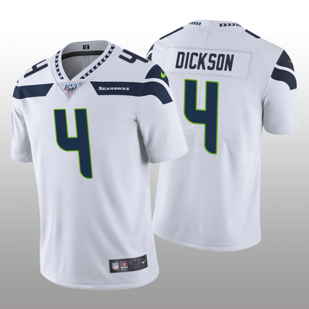 Seattle Seahawks Michael Dickson White Vapor Limited Jersey 100th Season - Men's