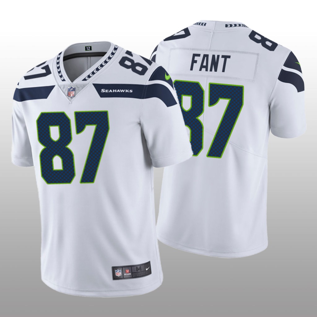 Seattle Seahawks Noah Fant White Jersey Vapor Limited Vapor Limited - Men's
