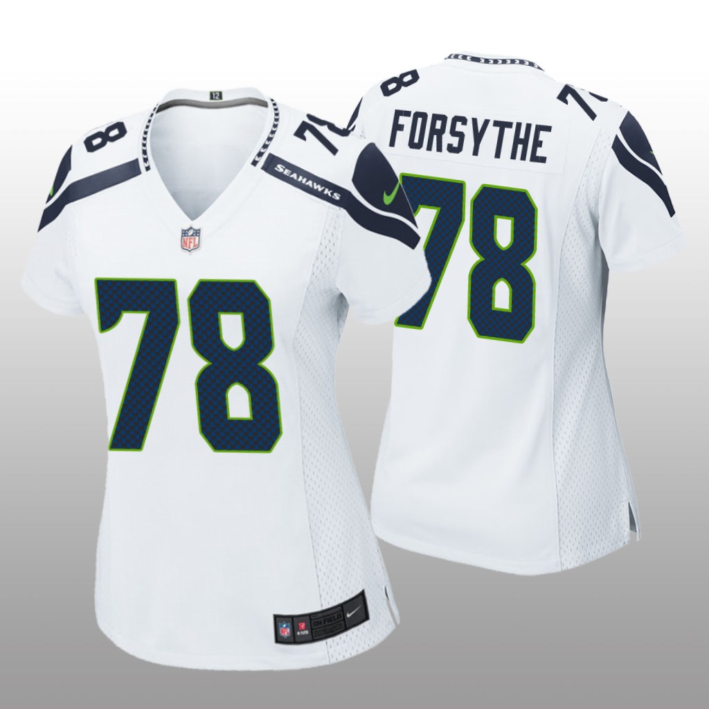 Seattle Seahawks Stone Forsythe White Jersey Game - Women's