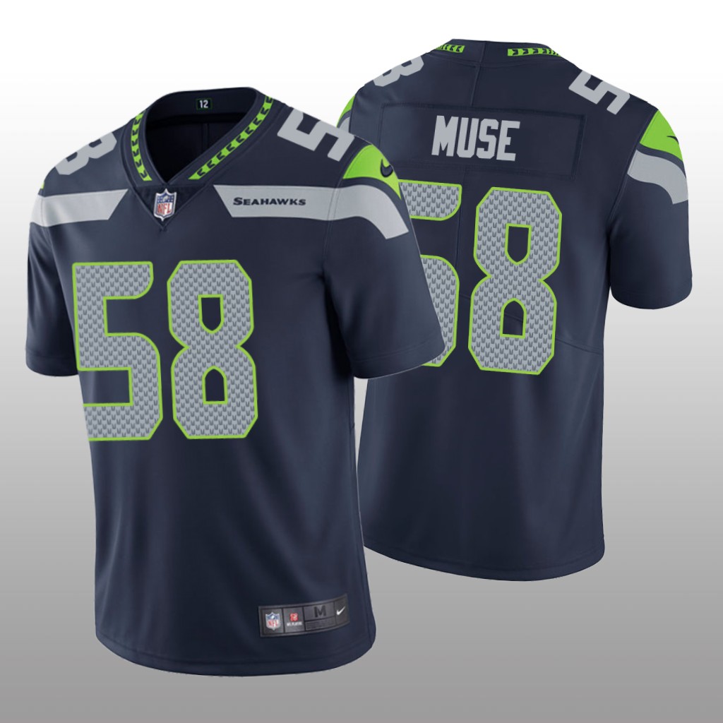 Seattle Seahawks Tanner Muse Navy Jersey Vapor Limited Vapor Limited - Men's
