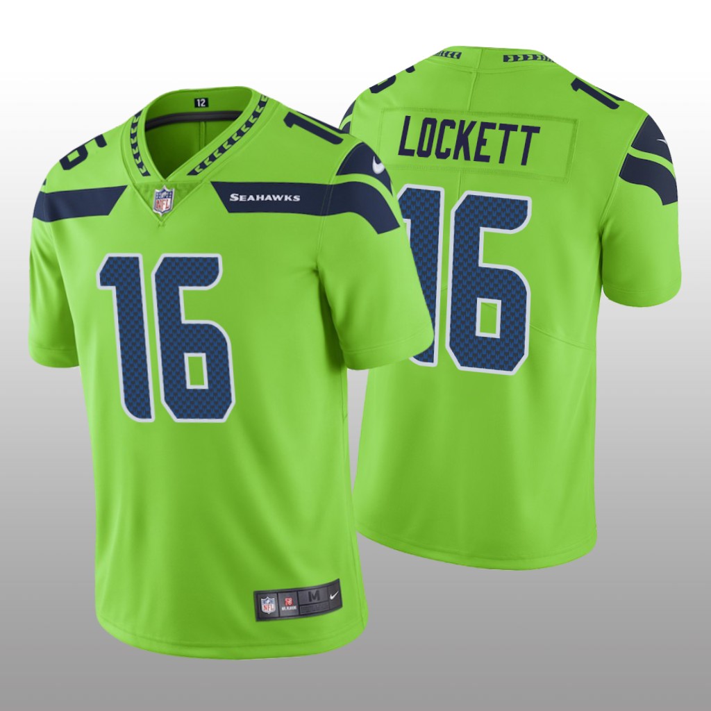 Seattle Seahawks Tyler Lockett Green Jersey Color Rush Limited - Men's
