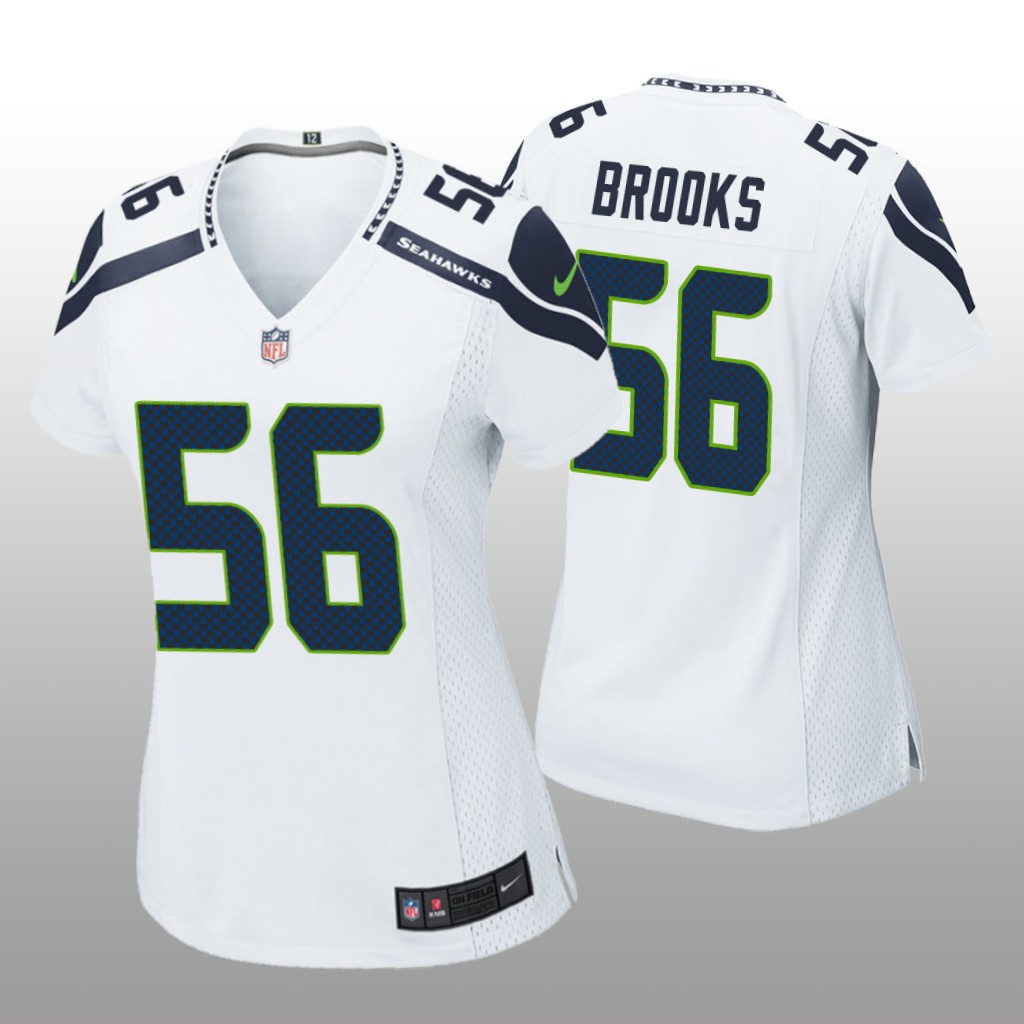 Seattle Seahawks White 2020 NFL Draft Jordyn Brooks Game Jersey