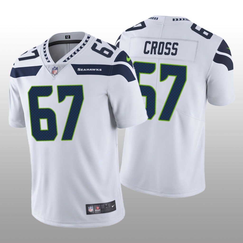 Seattle Seahawks White 2022 NFL Draft Vapor Limited Charles Cross Jersey