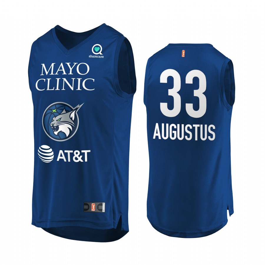 Seimone Augustus Minnesota Lynx 8X All-Star Retires Blue Jersey WNBA