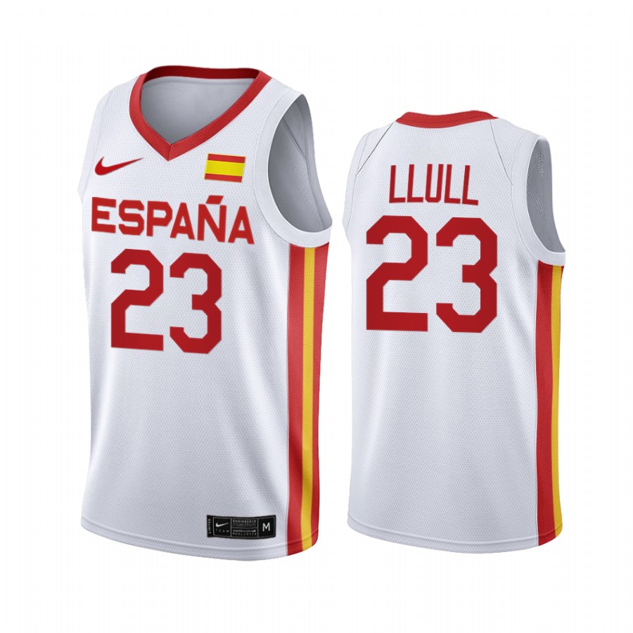 Sergio Llull Spain  #23 White 2021 Tokyo Olymipcs Limited Jersey