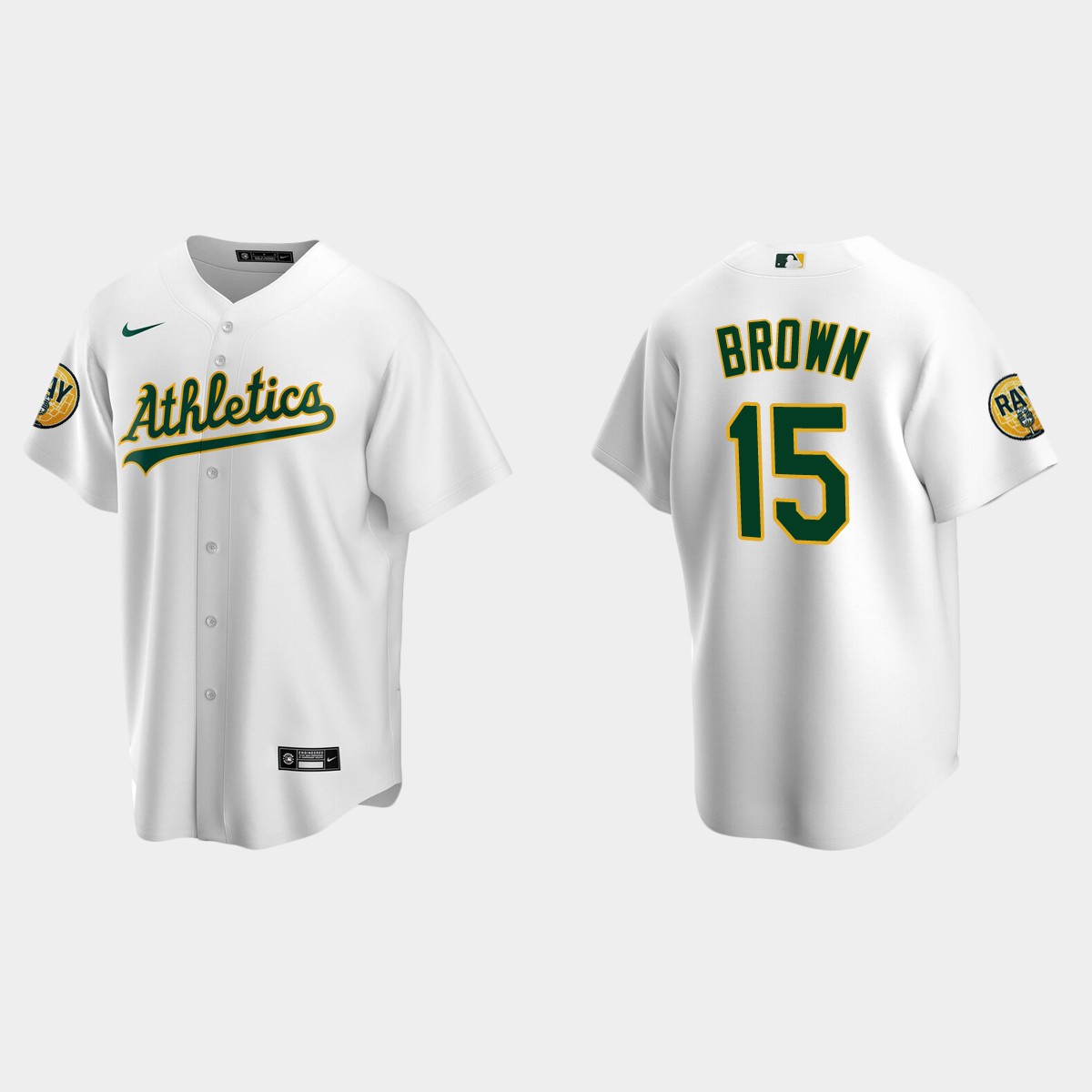 Seth Brown Oakland Athletics 2022 Ray Fosse Patch Jersey - White