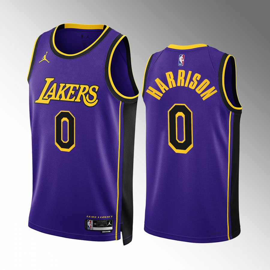 Shaquille Harrison Los Angeles Lakers #0 Purple Jersey 2022-23 Statement Edition Swingman