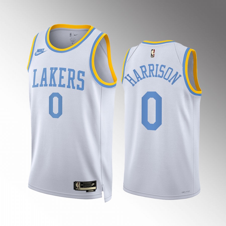 Shaquille Harrison Los Angeles Lakers #0 White Jersey 2022-23 Classic Edition Swingman