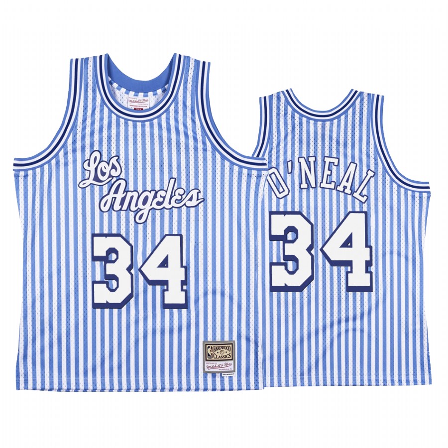 Shaquille O'Neal #34 Los Angeles Lakers Blue Stars and Stripes Jersey