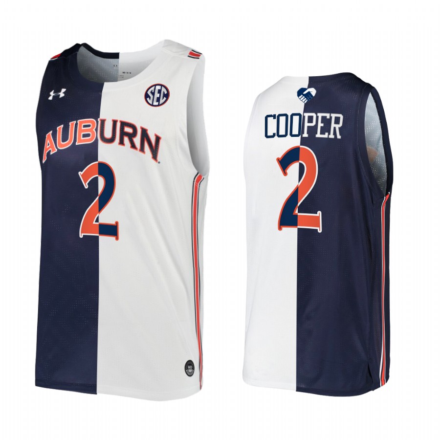 Sharife Cooper Auburn Tigers Navy White Jersey Split Edition Alumni