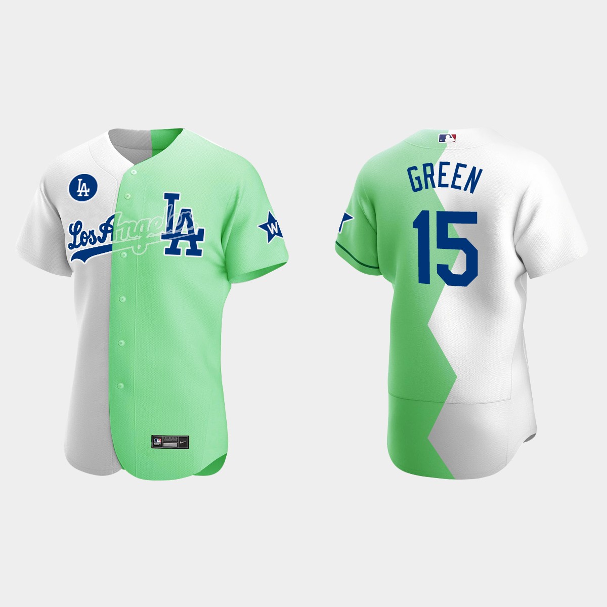 Shawn Green Los Angeles Dodgers 2022 Celebrity Softball Game Jersey - White Green