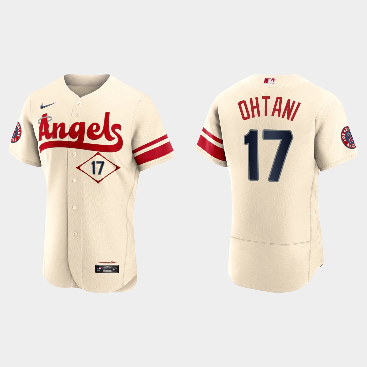 Shohei Ohtani Los Angeles Angels 2022 City Connect Jersey - Cream