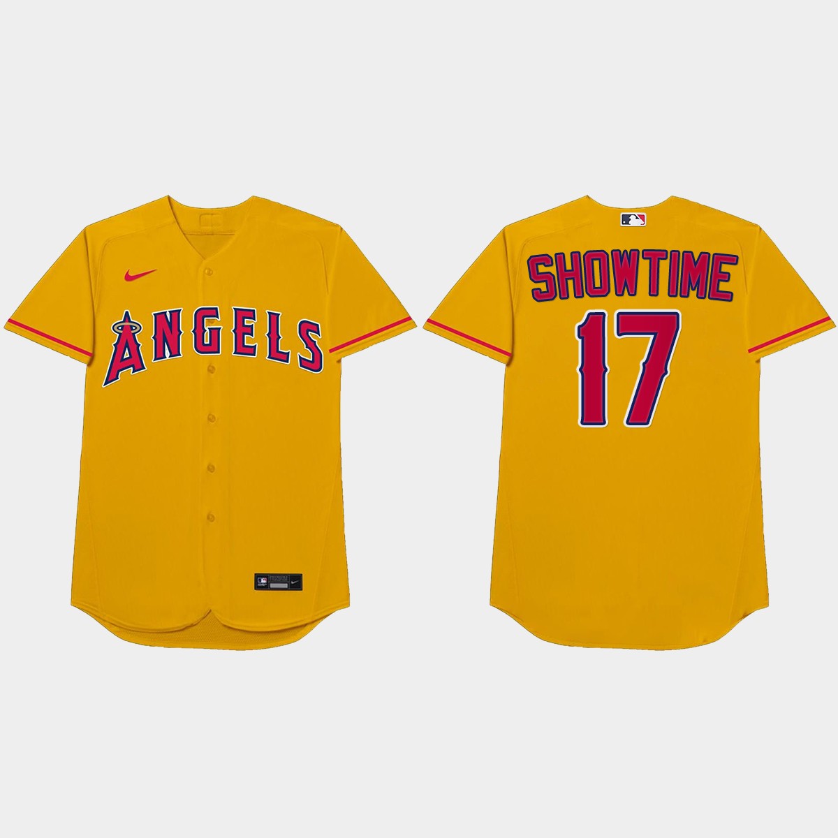 Shohei Ohtani Nickname Angels 2021 Players' Weekend Showtime Jersey - Gold