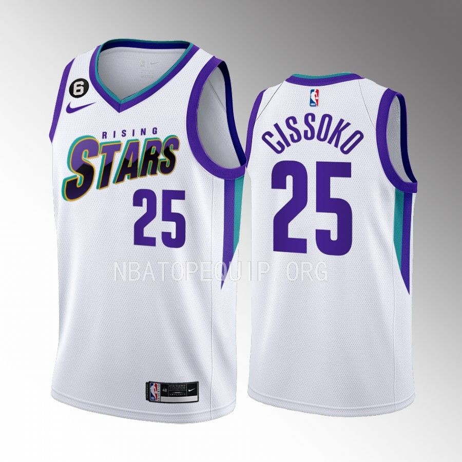 Sidy Cissoko 2023 NBA Rising Stars White Jersey NBA G League #25