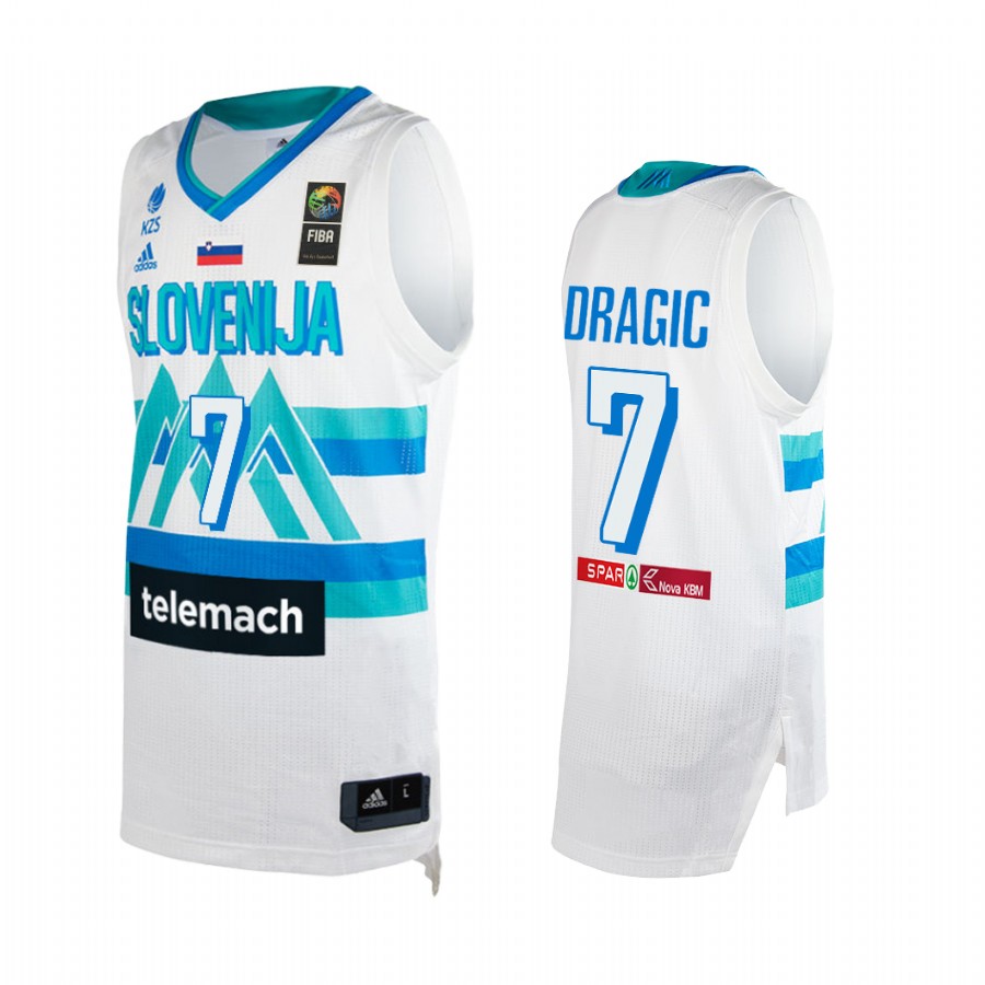 Slovenia  Goran Dragic White First Olympics Berth 2021 Jersey