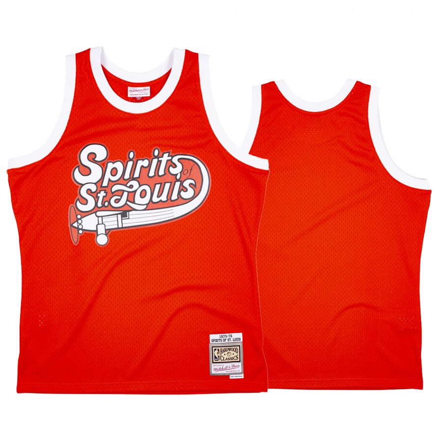 Spirits Of St. Louis ABA Red Hardwood Classics 1975-76 Jersey