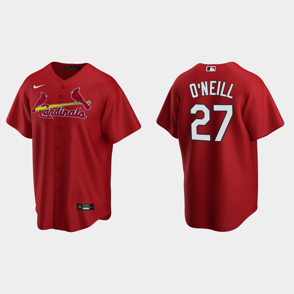 St. Louis Cardinals #27 Tyler O'Neill Alternate Jersey - Red