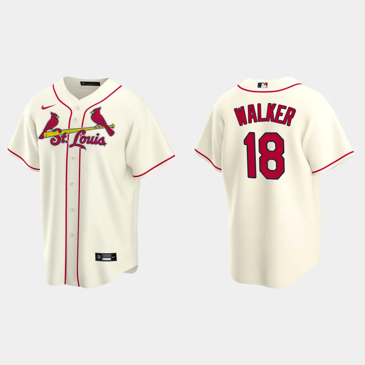 St. Louis Cardinals Jordan Walker Alternate Jersey - Cream
