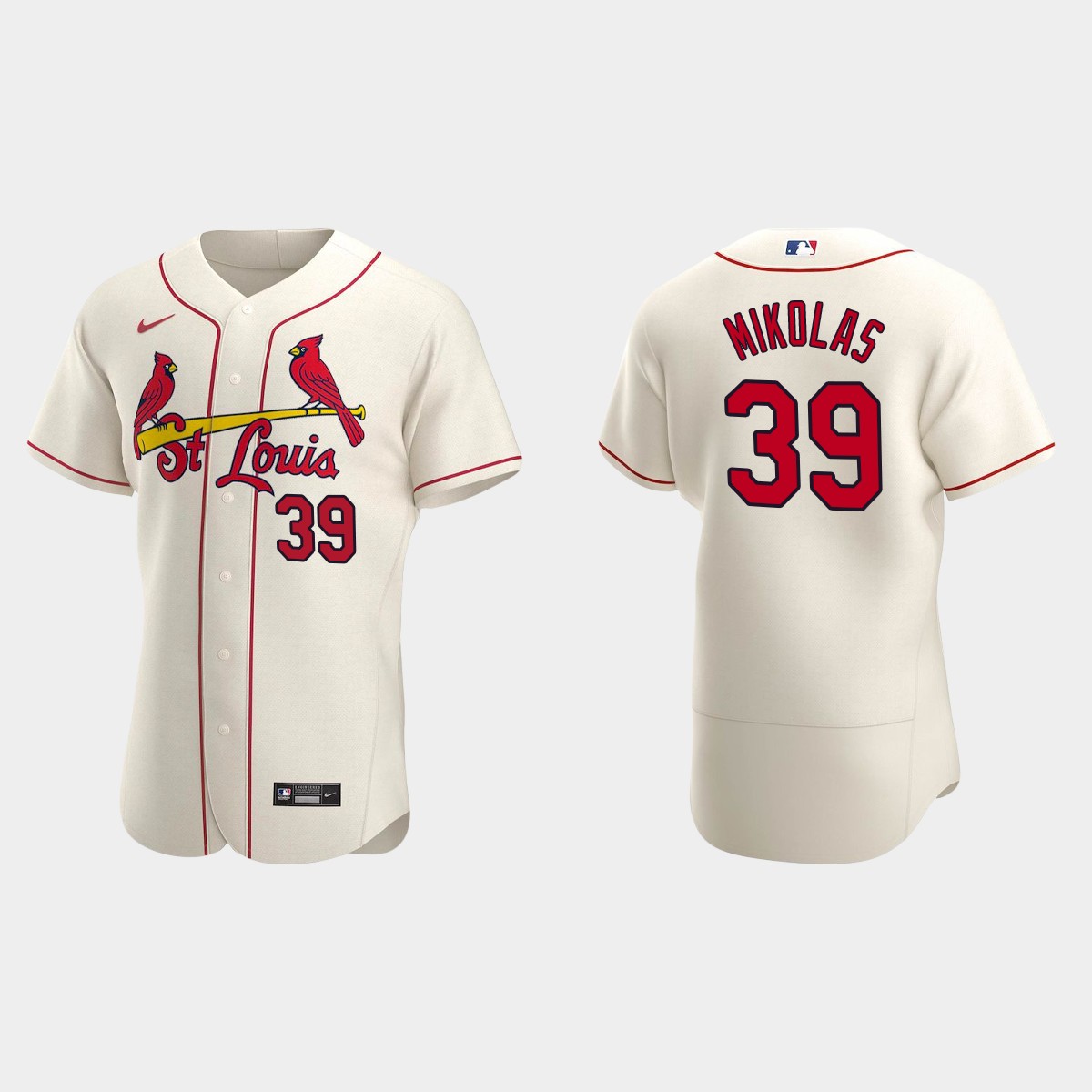 St. Louis Cardinals Miles Mikolas #39 Cream 2020 Alternate Jersey