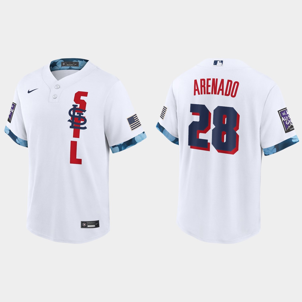 St. Louis Cardinals Nolan Arenado 2021 MLB All-Star Game Jersey - White