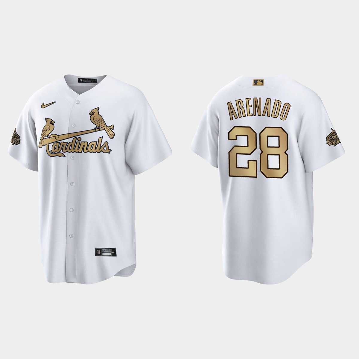 St. Louis Cardinals Nolan Arenado 2022 MLB All-Star Game Jersey - White