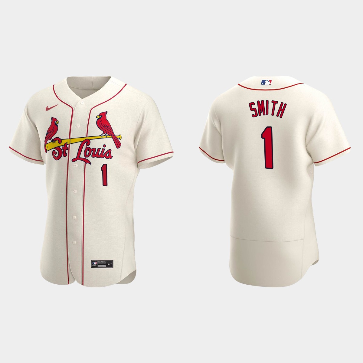 St. Louis Cardinals Ozzie Smith #1 Cream 2020 Alternate Jersey