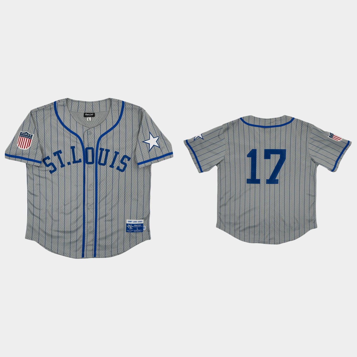 St. Louis Stars #17 Rings And Crwns Mesh Jersey - Gray