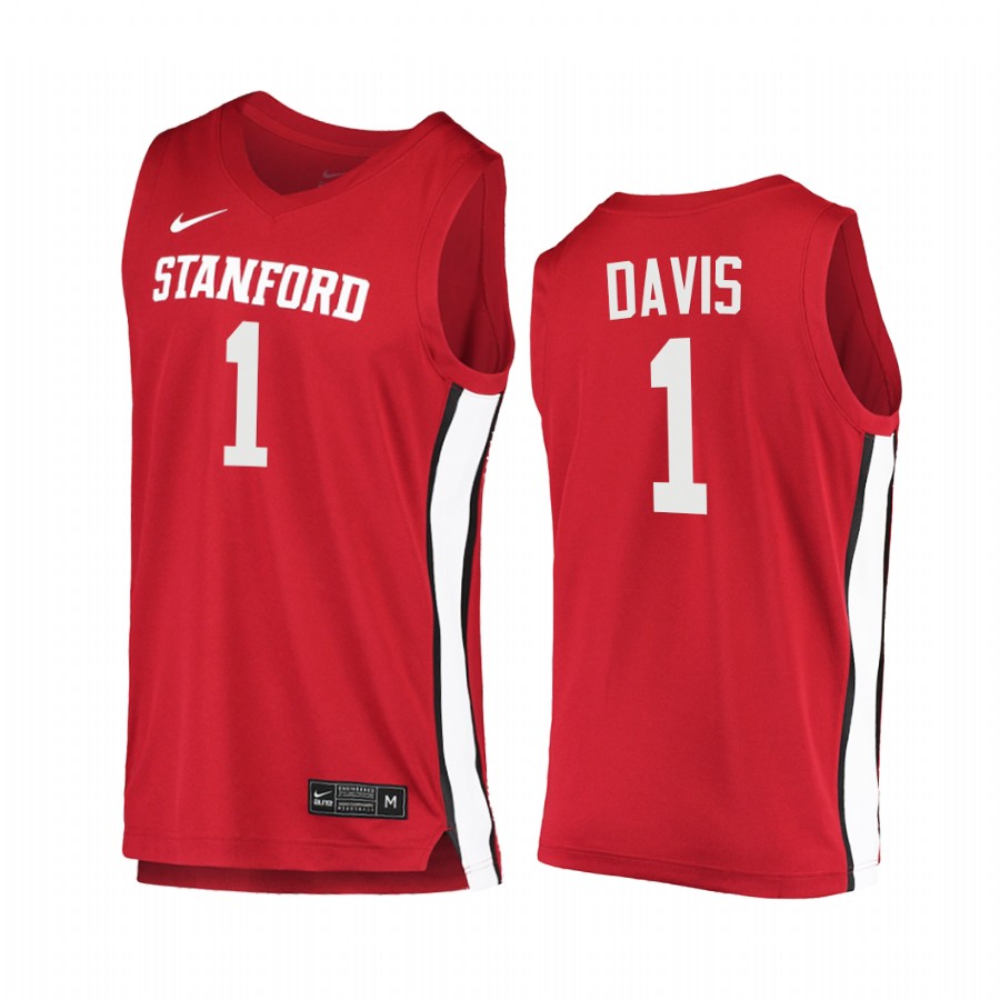 Stanford Cardinal Daejon Davis Red College  2020-21 Jersey