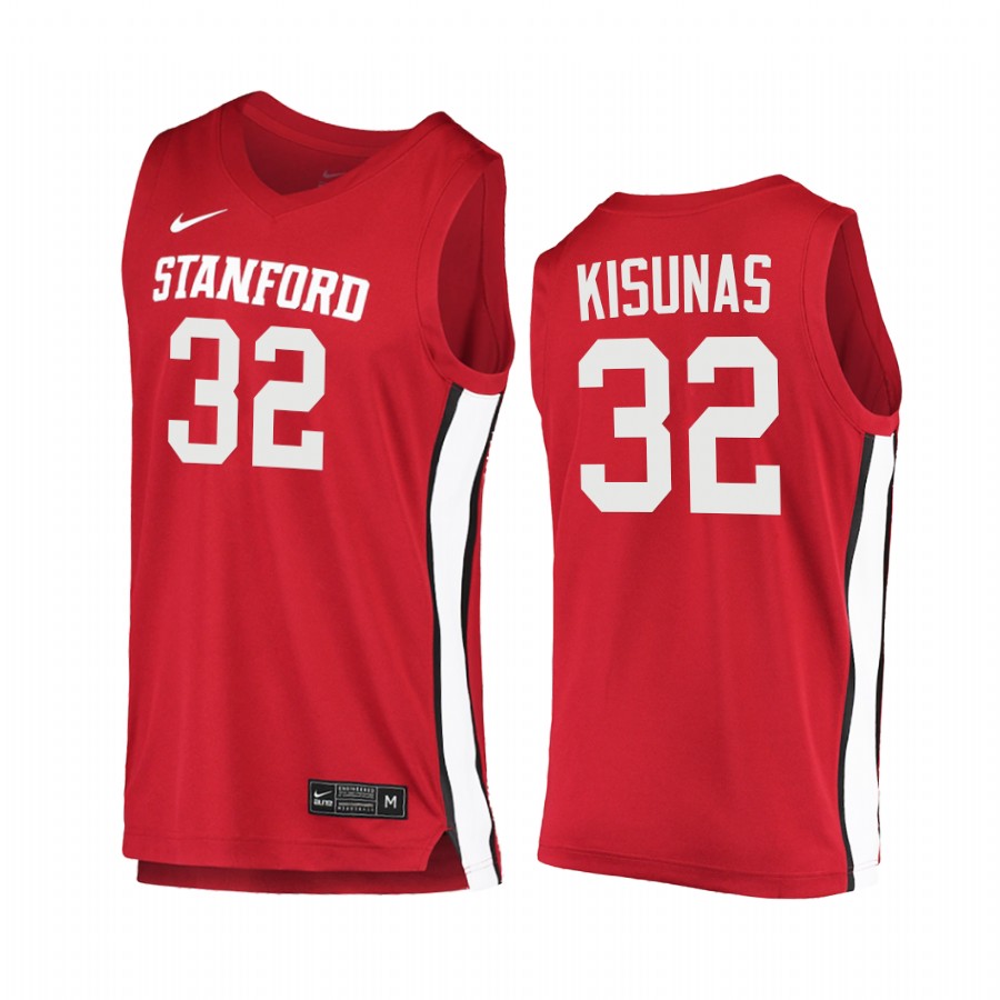 Stanford Cardinal Lukas Kisunas Red College  2020-21 Jersey